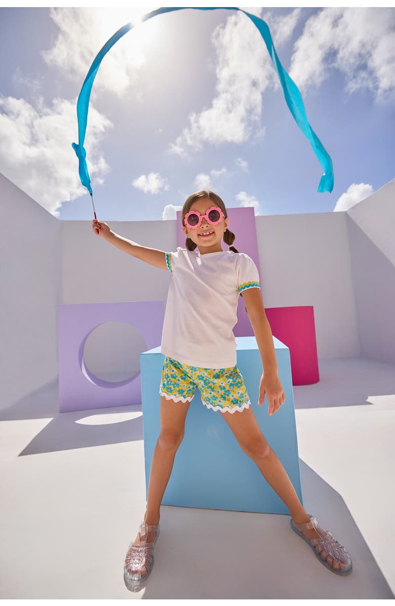 BISBY Kids' RicRac Tee, Alternate, color, Zest