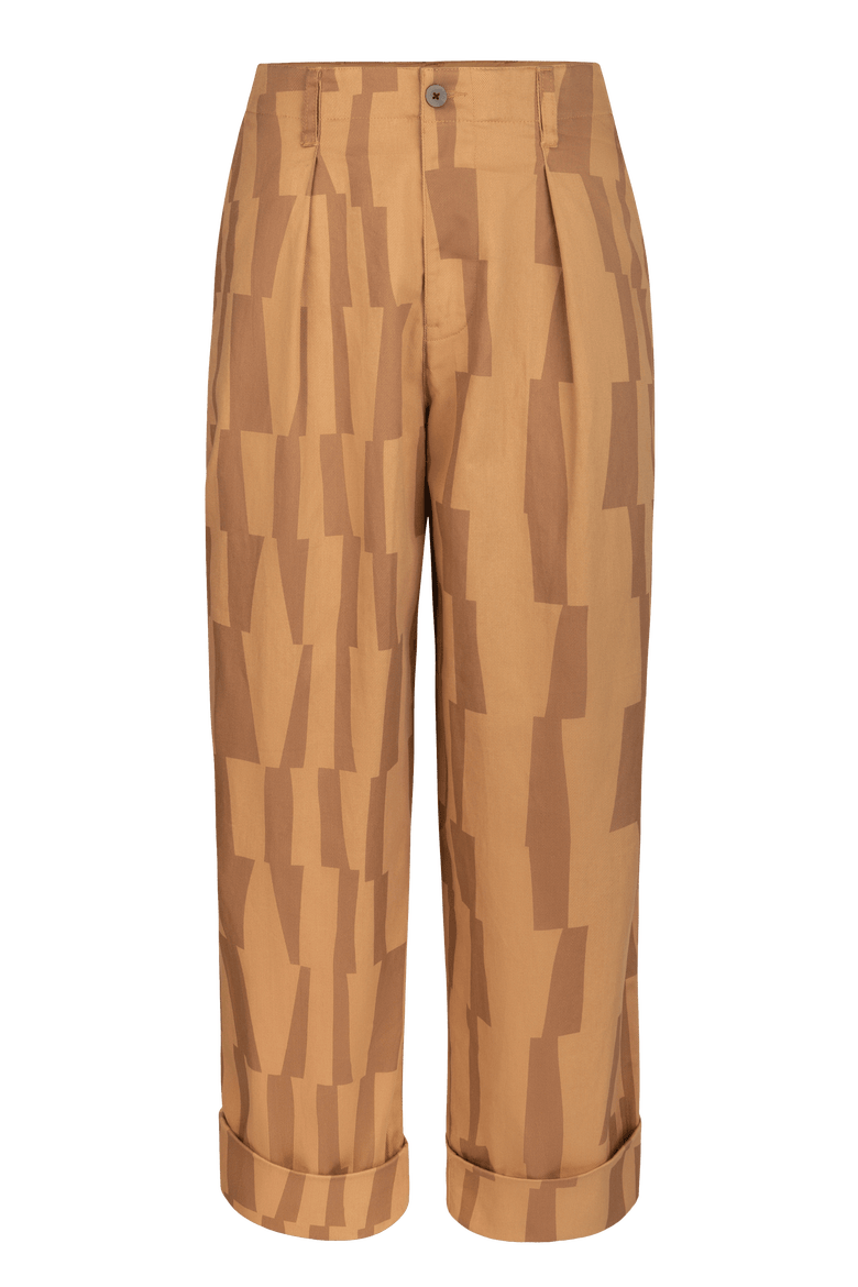 Basile Cotton Twill Pant, Main, color, Accenda Clay