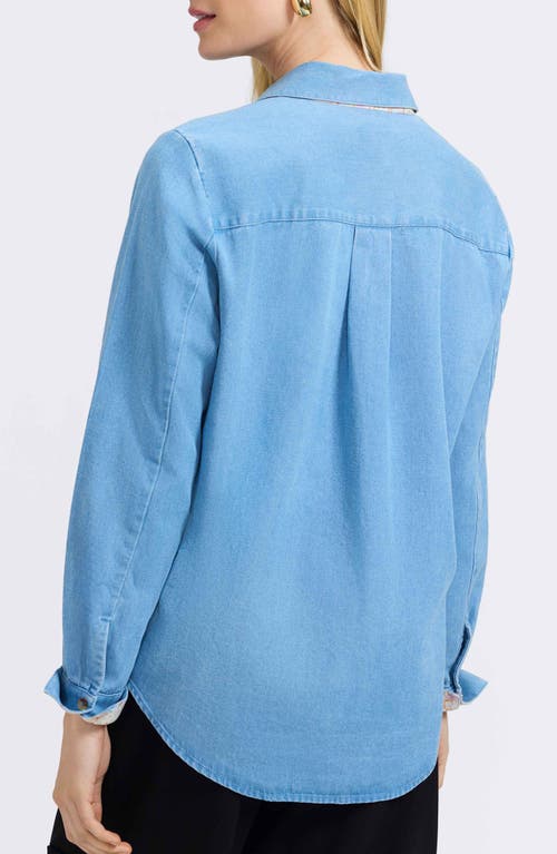 Foxcroft Margie Denim Button-up Shirt