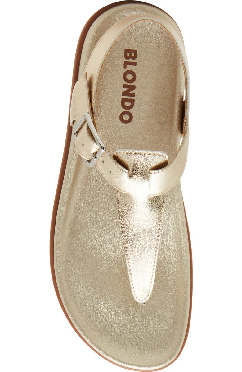 Blondo Nelli Sandal, Alternate, color, Gold Leath