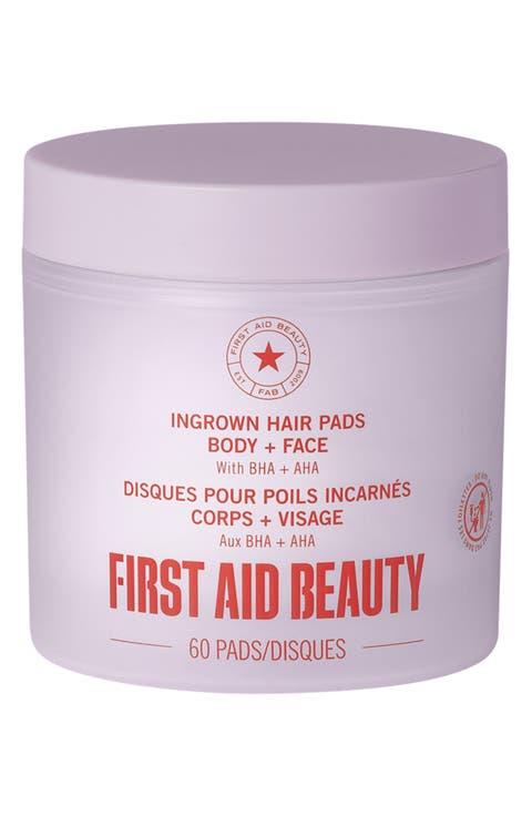 Ingrown Hair Pads Body & Face With BHA & AHA