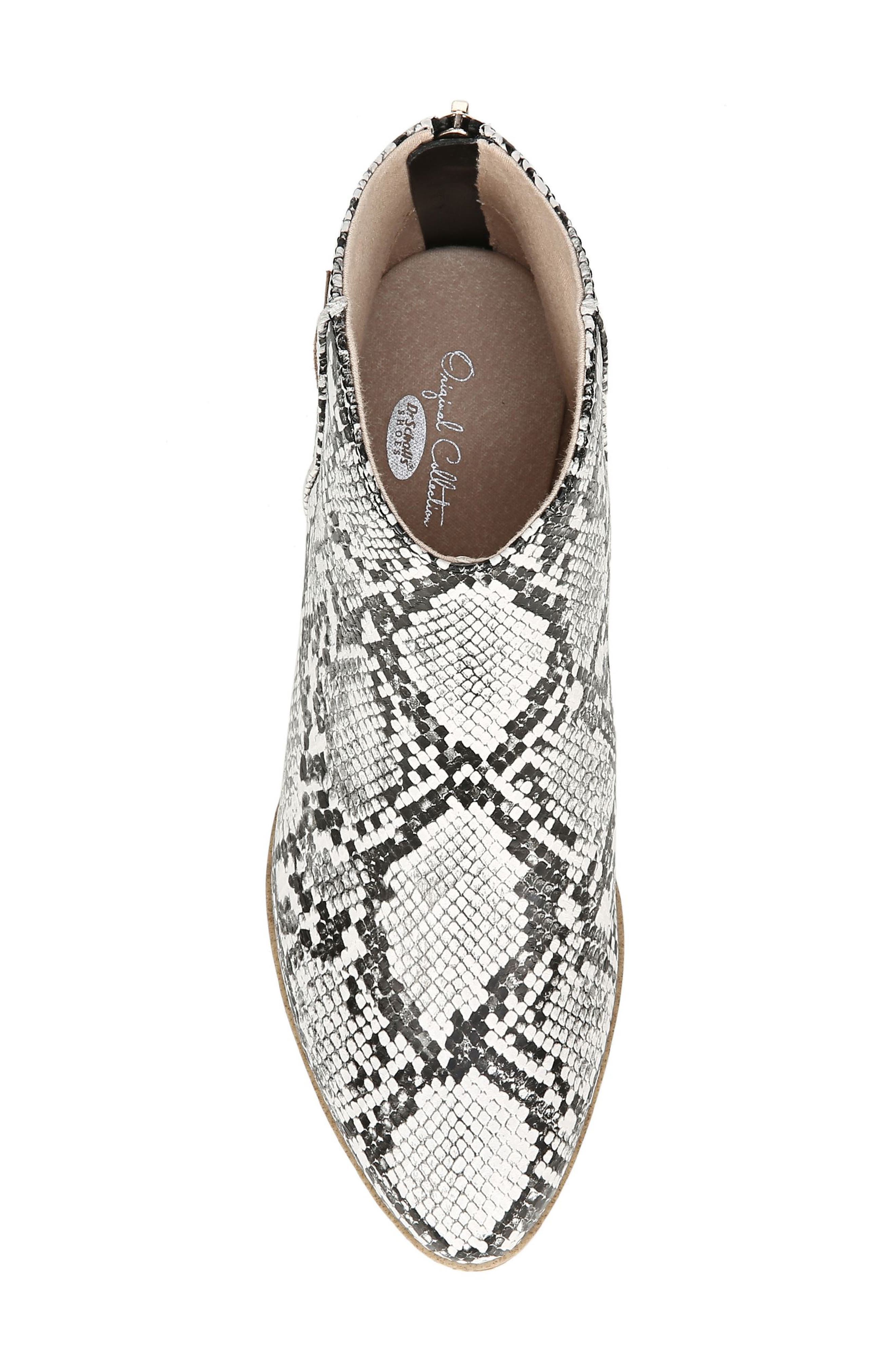 Dr. Scholl's Lucky One Snake Embossed Bootie, Alternate, color, 