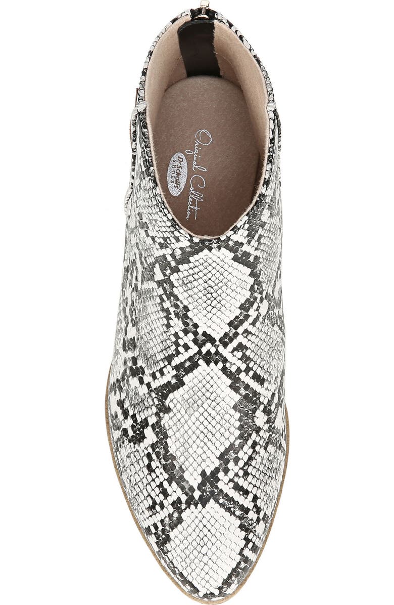 Dr. Scholl's Lucky One Snake Embossed Bootie, Alternate, color,