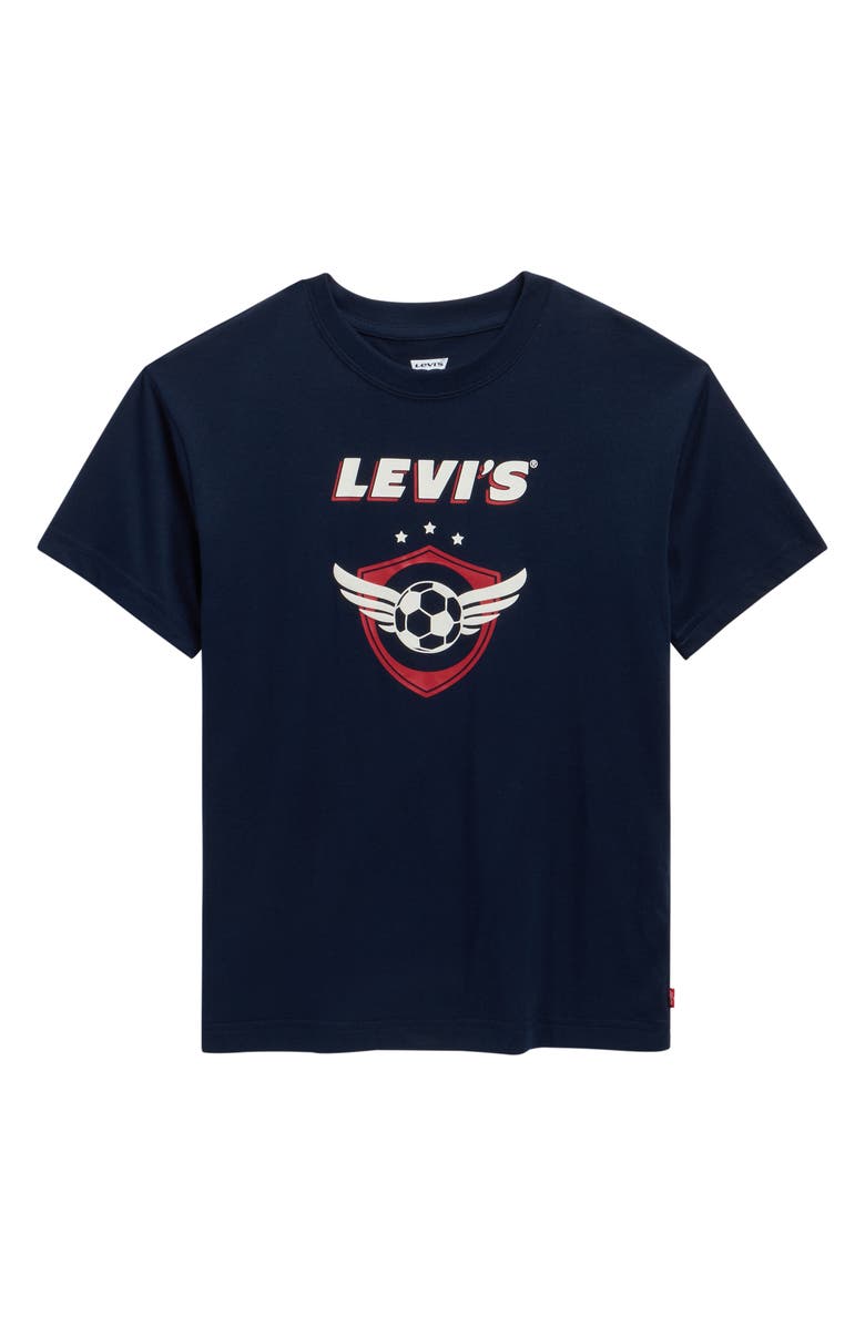 Levi's Kids' Jersey Graphic T-Shirt, Main, color, Dress Blues