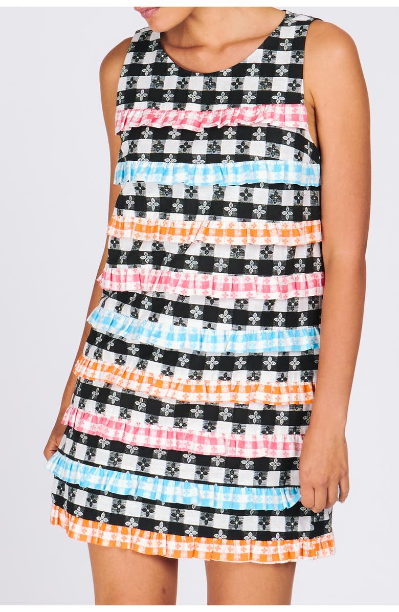 RACHEL ANTONOFF Freddie Dress, Alternate, color, Tablecloth Multi