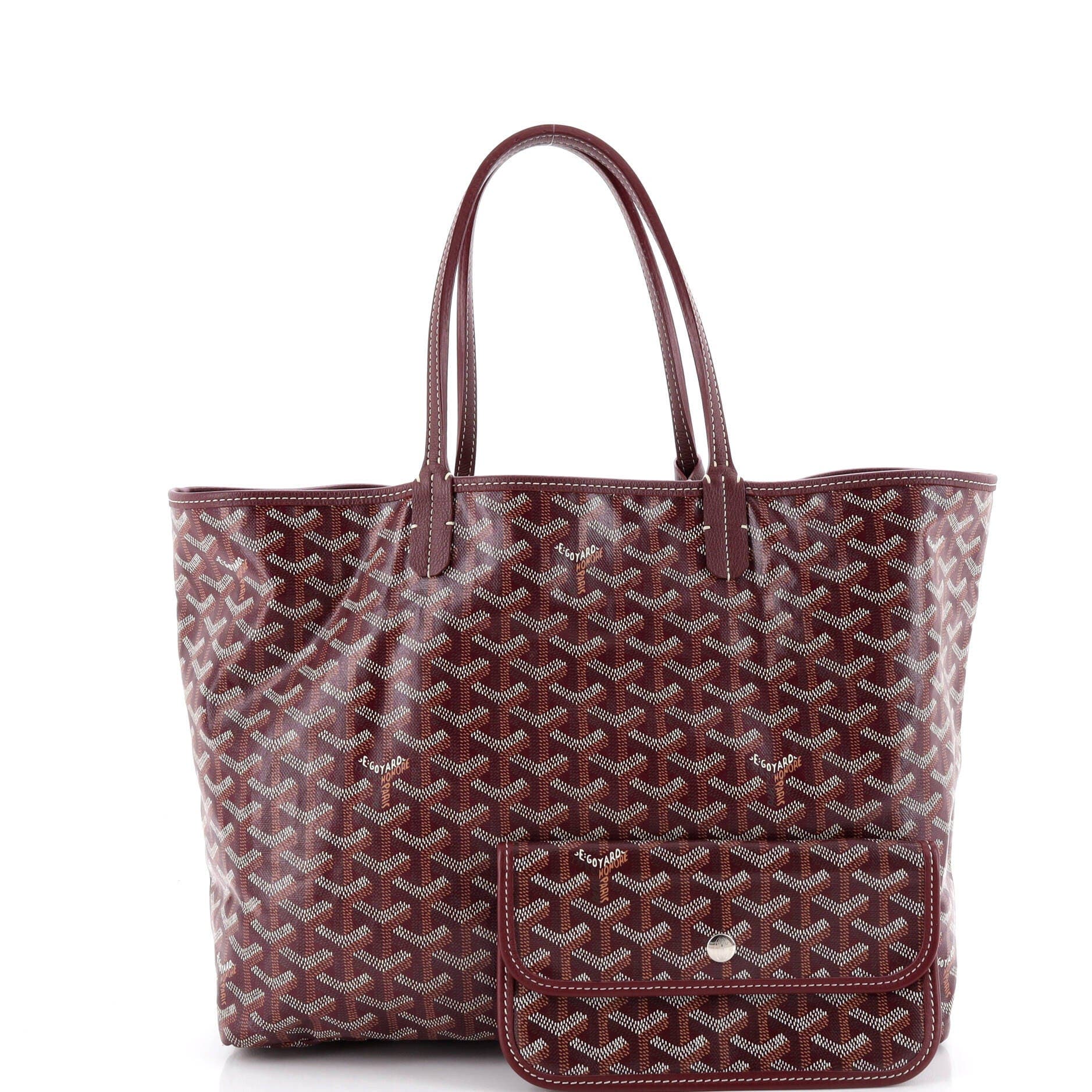 Pre-Owned Goyard Saint Louis Tote Coated Canvas PM, Alternate, color, Rose Gold