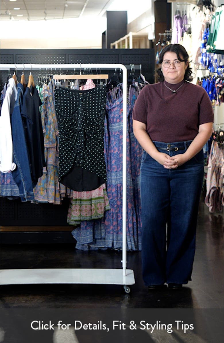 Newton Ruched Ruffle Mesh Skirt, sales video thumbnail