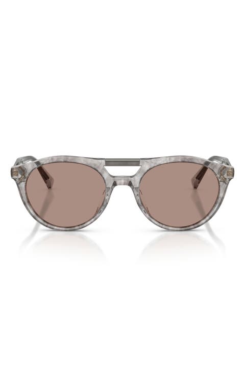 51mm Oval Sunglasses