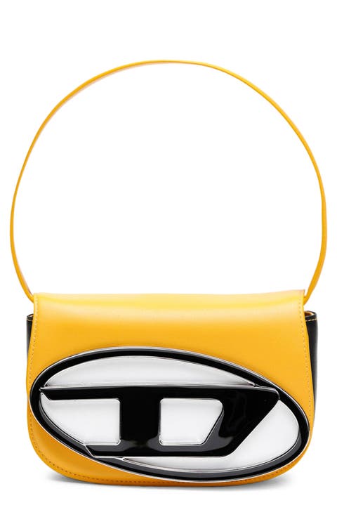 1DR Logo Leather Shoulder Bag