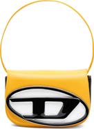 DIESEL® 1DR Logo Leather Shoulder Bag