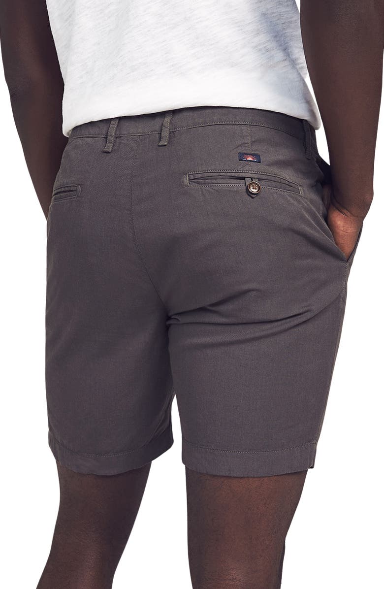 Faherty Cloud Cotton Harbor Flat Front Shorts, Alternate, color, 