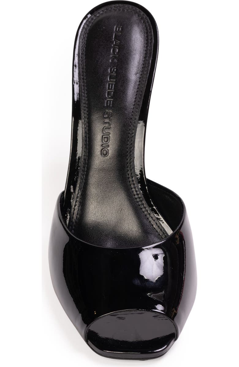 BLACK SUEDE STUDIO Uma 100 Mule, Alternate, color, Black Patent Leather