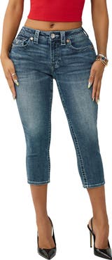 True Religion Jennie Curvy Capri Jeans
