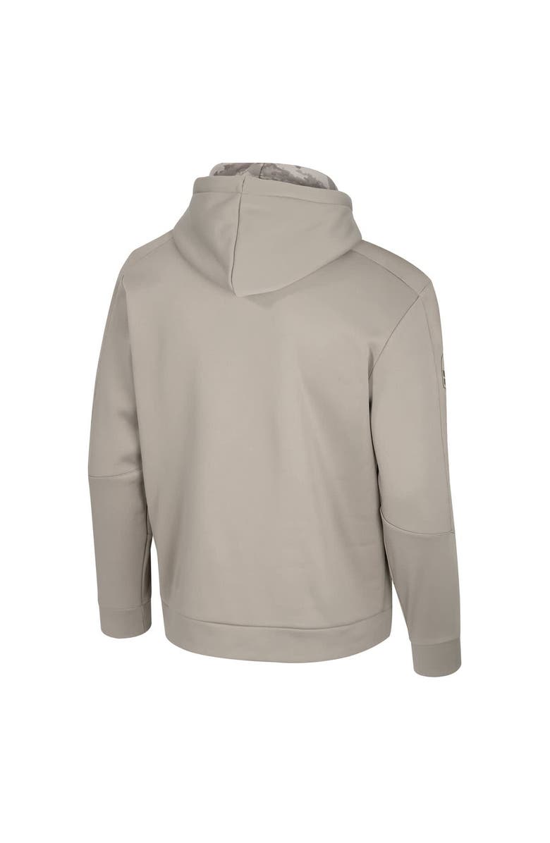 COLOSSEUM Men's Colosseum  Oatmeal Alabama Crimson Tide Operation Hat Trick Battalion Hoodie, Alternate, color, Oatmeal