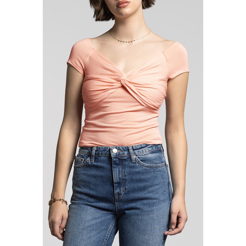 WEEKEND LOS ANGELES Adelina Twist Front Top in Muted Clay  product