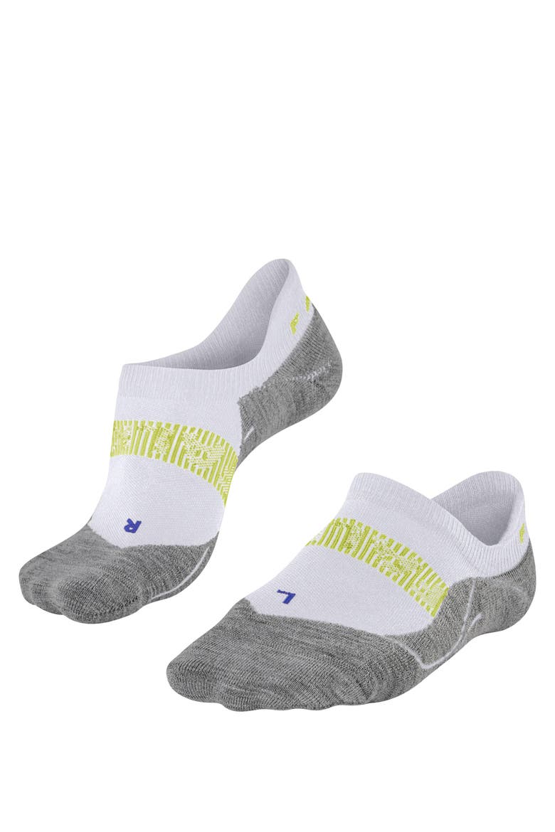 RU4 Endurance Cool Invisible Running Socks, Main, color, White