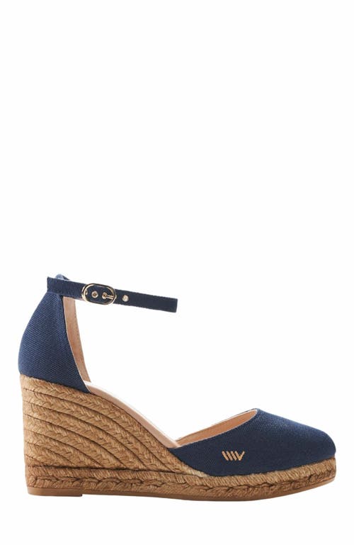 VISCATA Estartit Canvas Espadrille Wedges in Black  product