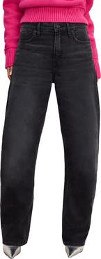 Good American Good Standard Barrel Jeans