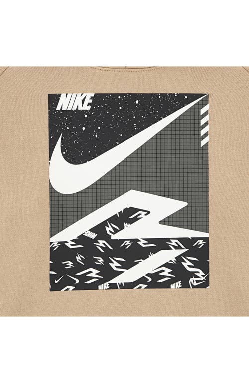 3 Brand Kids' Pop 3b Pullover Hoodie In Brown