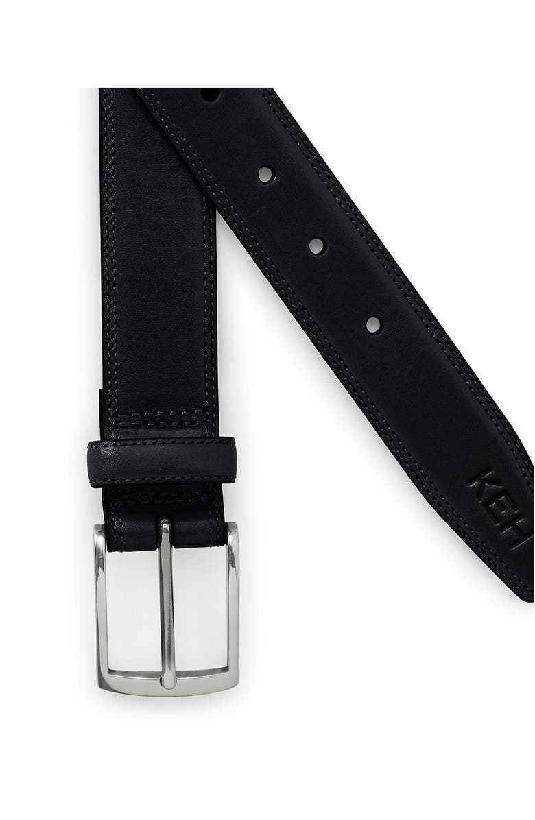 Lands' End Glove Leather Belt, Alternate, color, Black