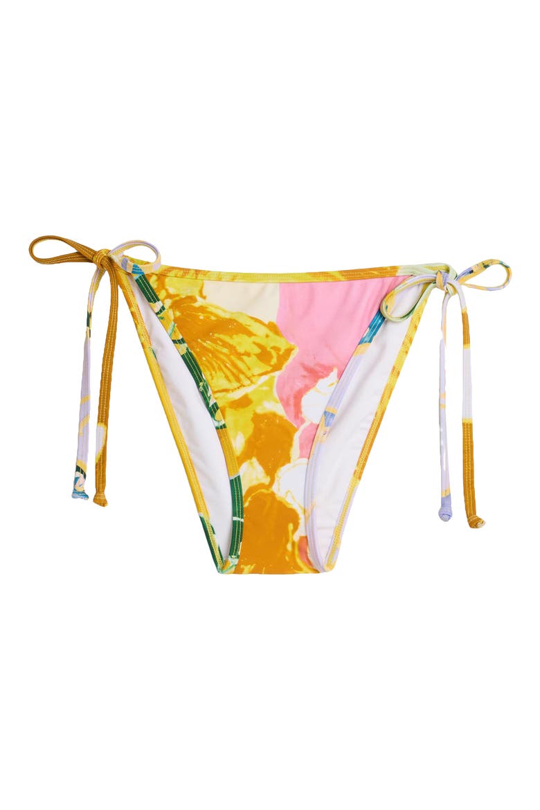 Side Tie Bikini Bottoms, Alternate, color, MULTI