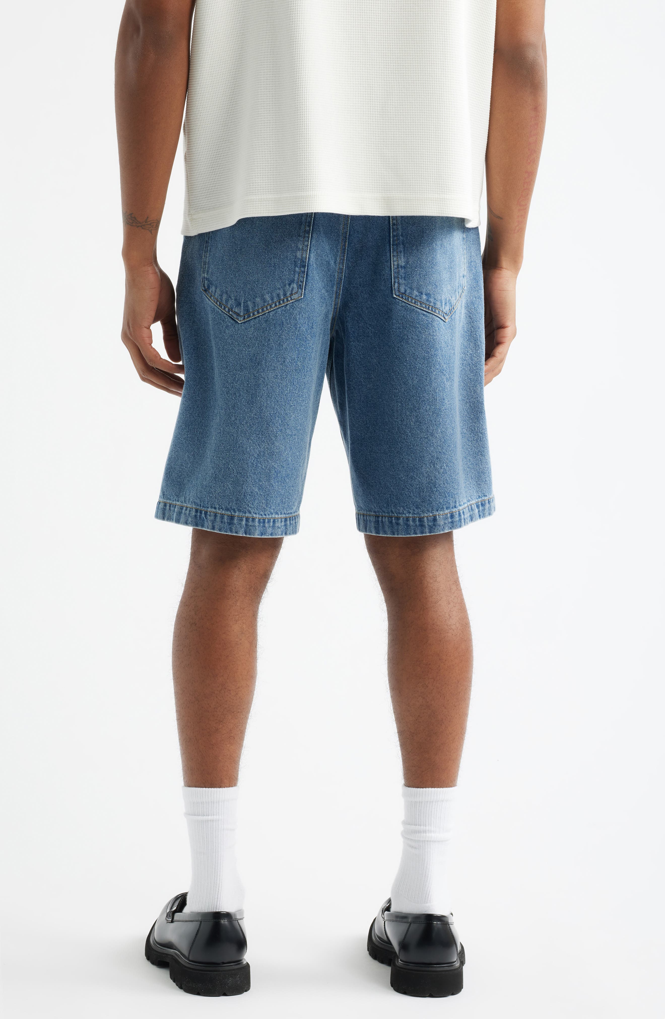 Baggy Denim Shorts - image 2