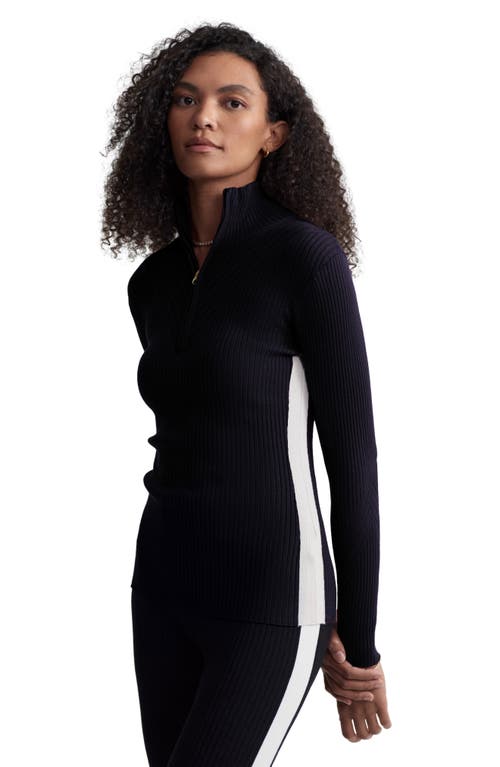 Varley Demi 2.0 Half Zip Top In Black