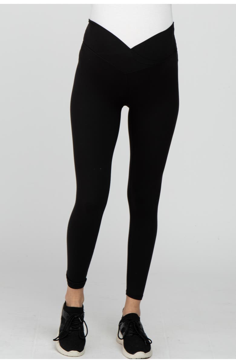 PinkBlush V-Waist Leggings, Alternate, color, 