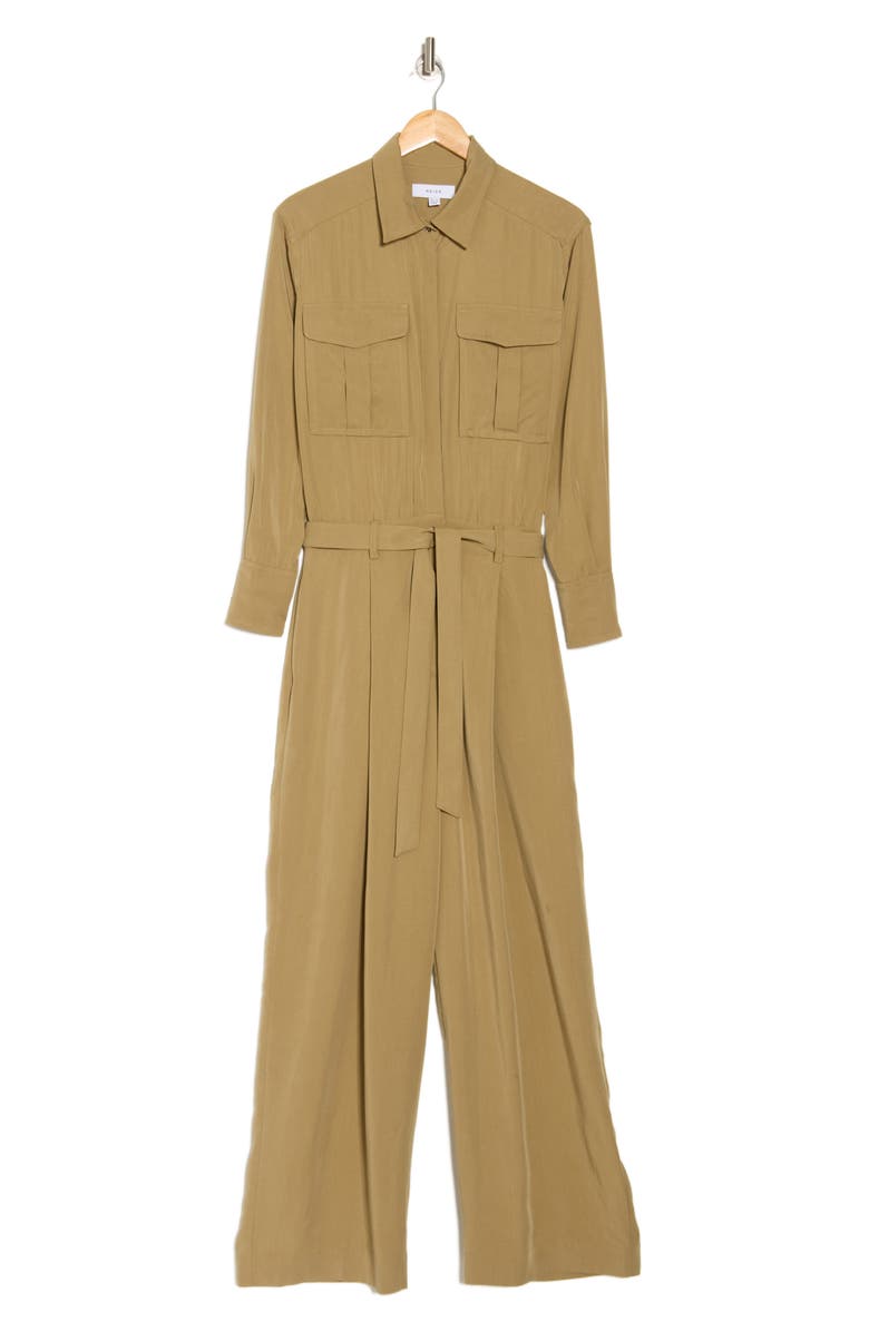Reiss Liliana Tie Waist Wide Leg Jumpsuit, Alternate, color,