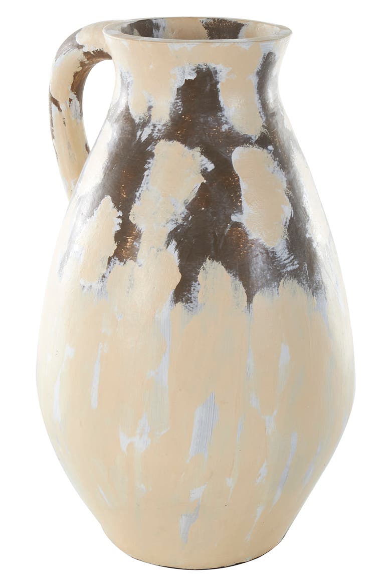 Cream Ceramic Vase, Alternate, color, CREAM