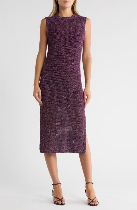 Carter Open Knit Tank Dress
