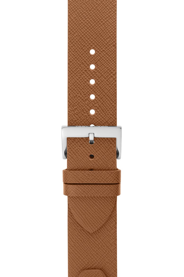 The Studs Leather 20mm Apple Watch® Watchband (Nordstrom Exclusive), Alternate, color, LUGGUAGE