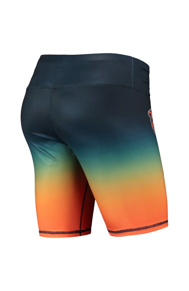 FOCO Women's FOCO Navy Chicago Bears Gradient Biker Shorts, Alternate, color, 