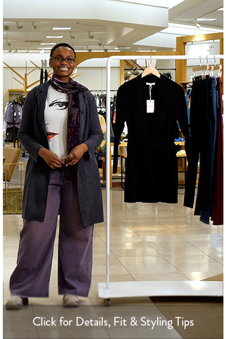 Double Face Wool Blend Wrap Coat video