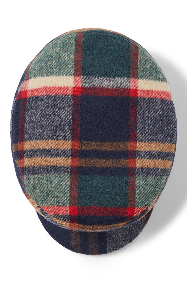 Fiddler Cap, Alternate, color, NAVY GREEN RED CREAM