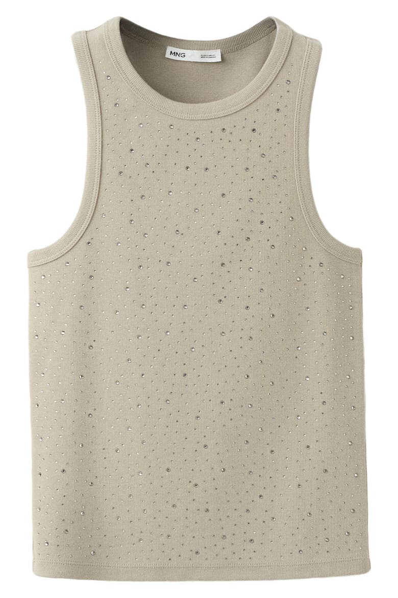 Shimmer Wide Strap Tank, Alternate, color, MEDIUM BROWN