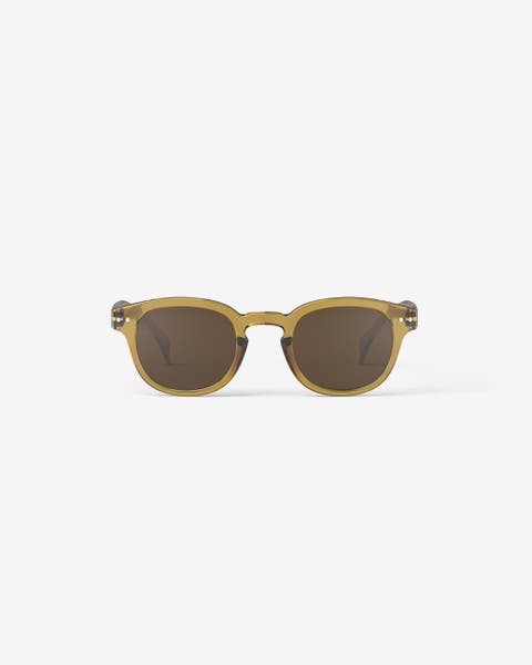 #C 47mm Square Sunglasses