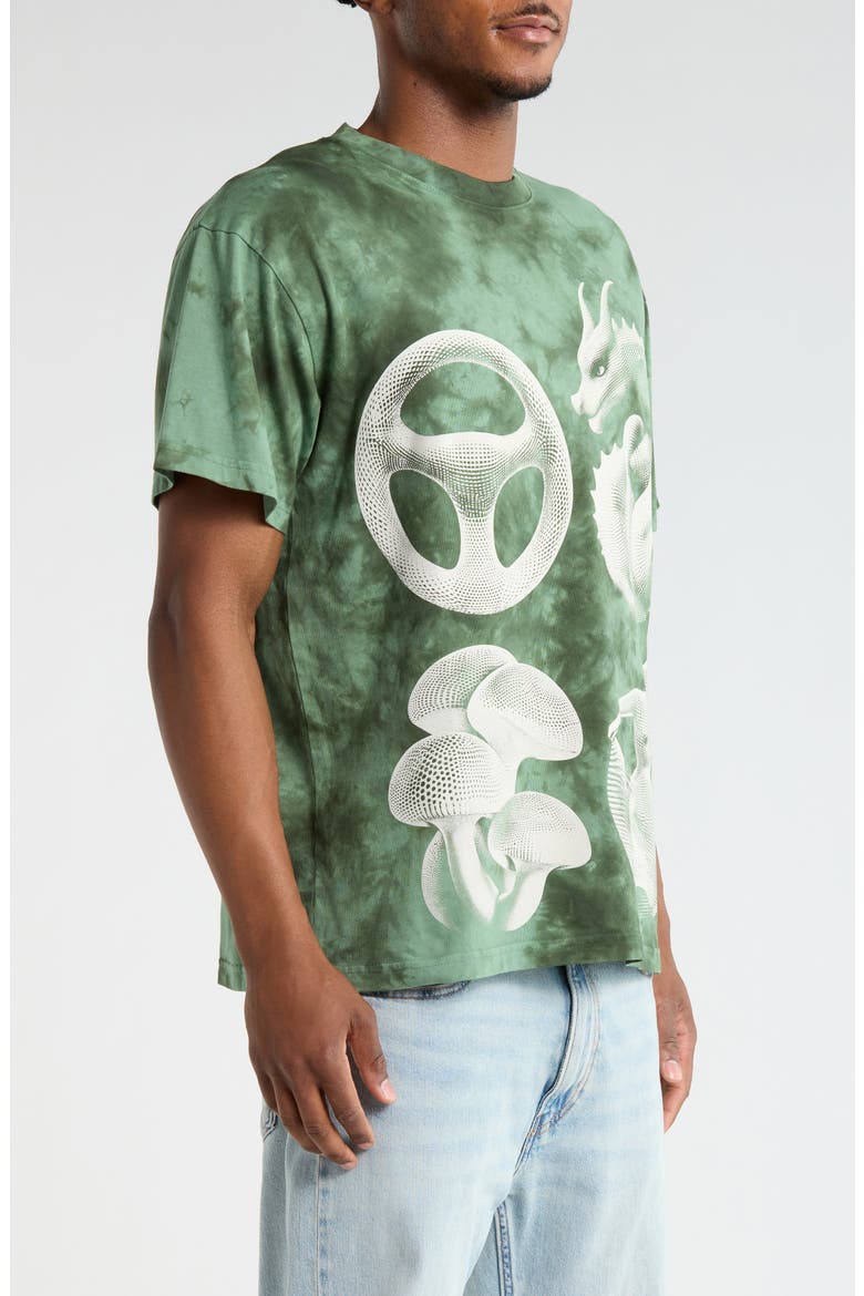 Disfunction Graphic T-Shirt, Alternate, color, GREEN DYE