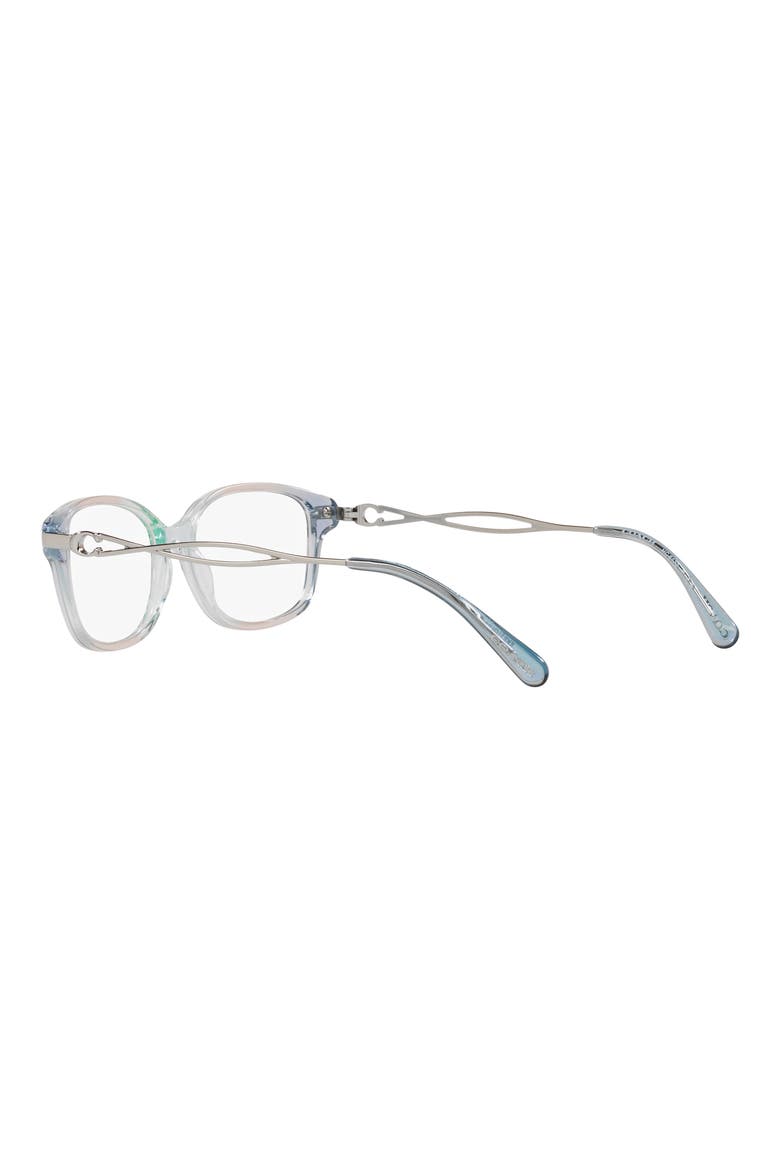 52mm Pillow Optical Glasses, Alternate, color, TRANSPARENT BLUE