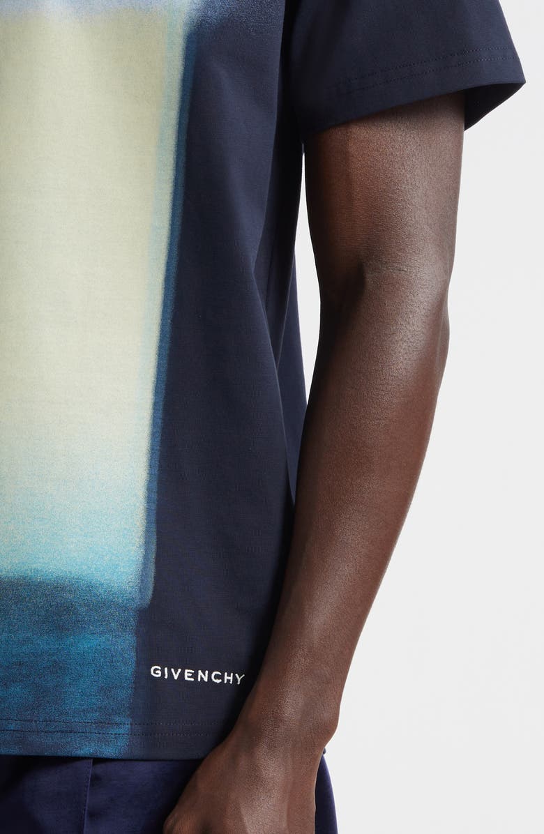 Givenchy Afternoon Light Print Regular Fit T-Shirt, Alternate, color, Dark Navy
