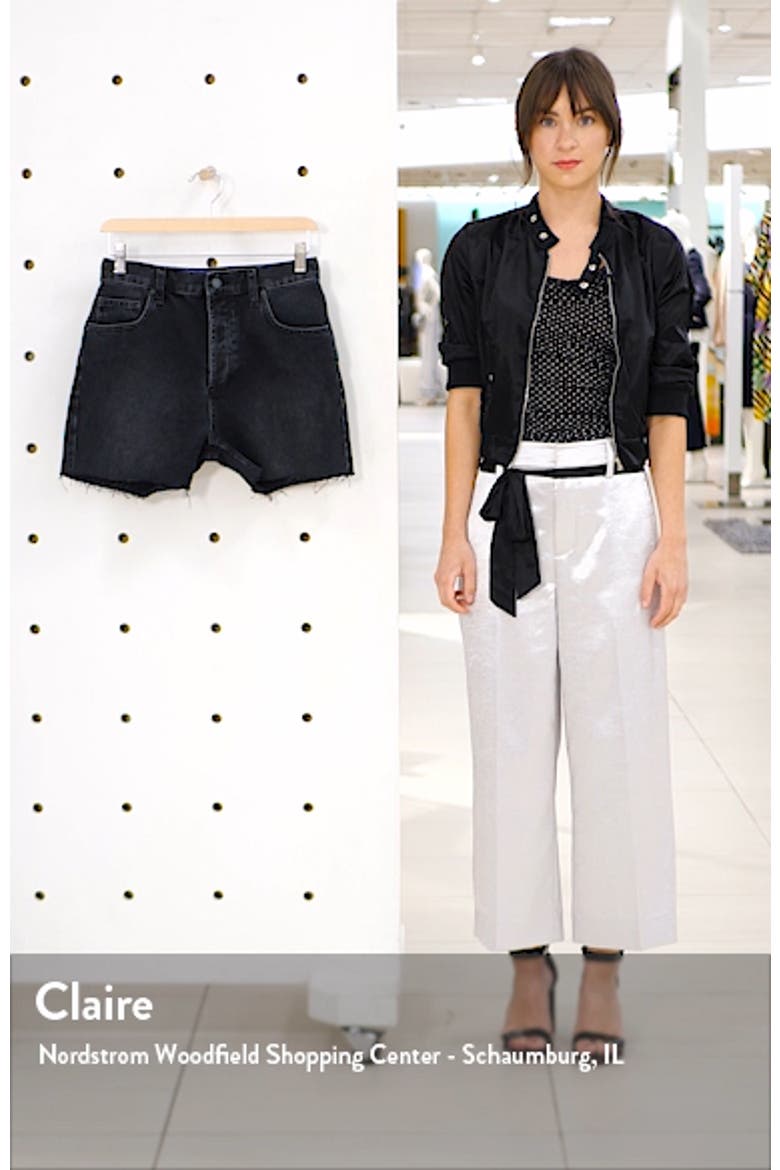 Bonnie Raw Hem Cutoff Denim Shorts video