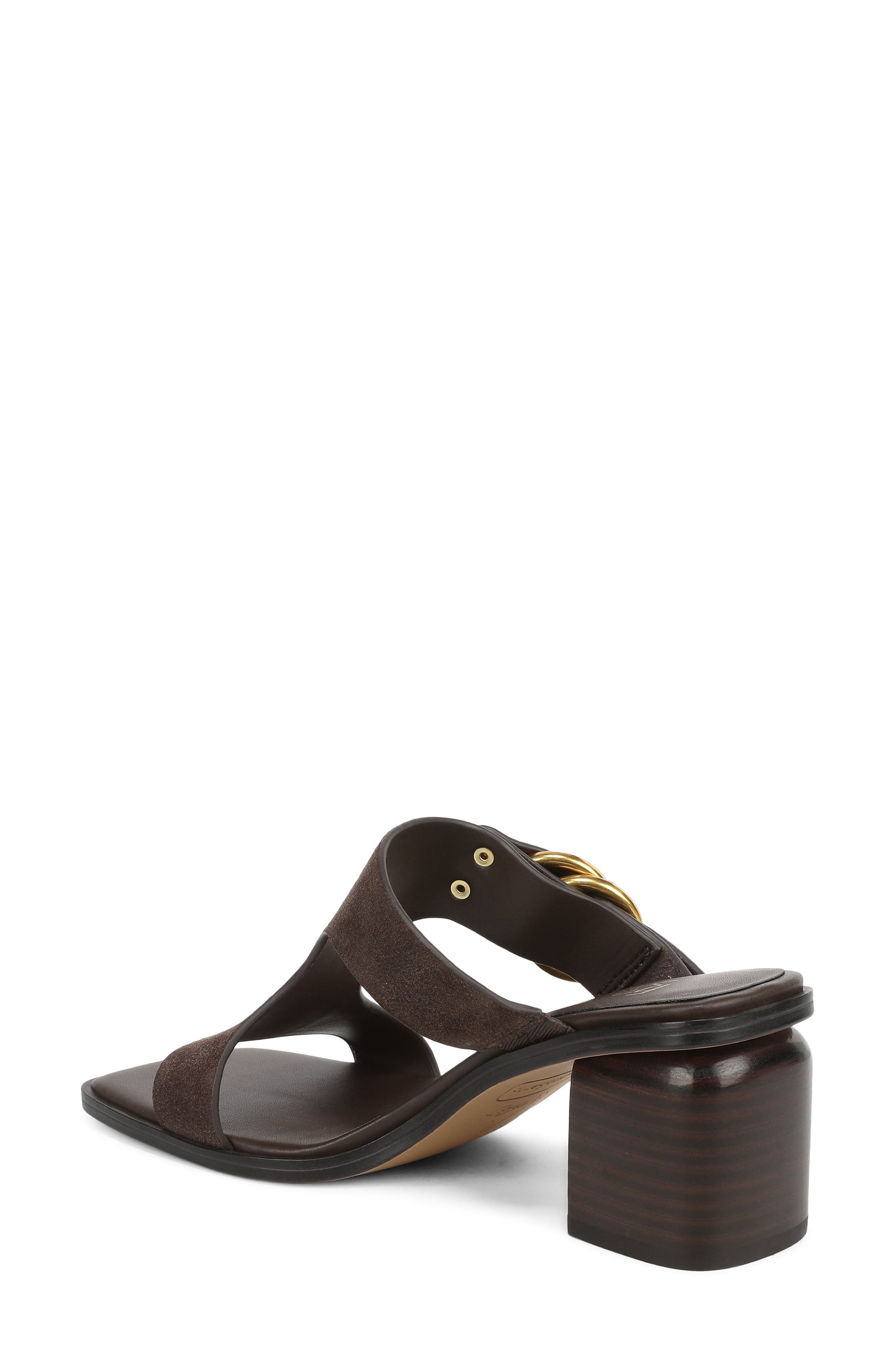 Roux Slide Sandal, Alternate, color, UMBER BROWN
