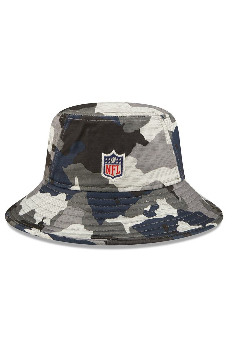 Men's New Era Camo Houston Texans 2022 NFL Training Camp Official Bucket Hat, Alternate, color, Camo