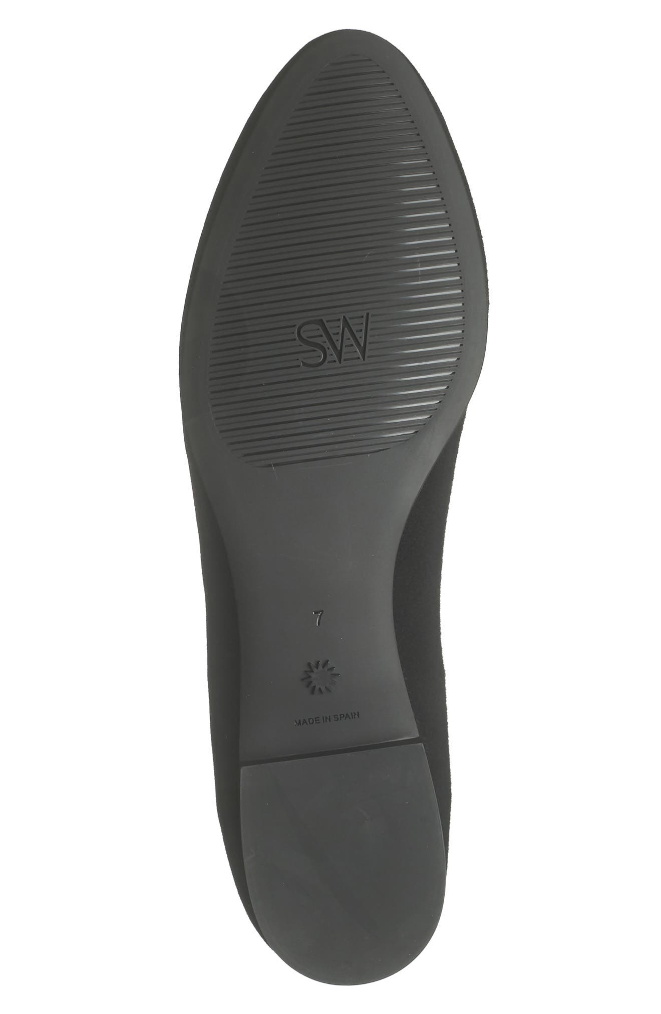 Stuart Weitzman Gabby Leather Ballet Flat - Multiple Widths Available, Alternate, color, 