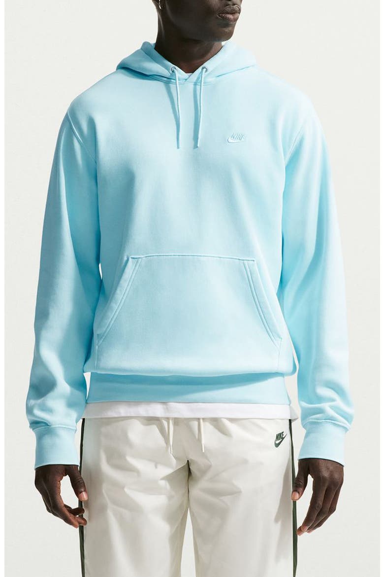 Club Fleece Hoodie, Main, color, GLACIER BLUE/ GLACIER BLUE