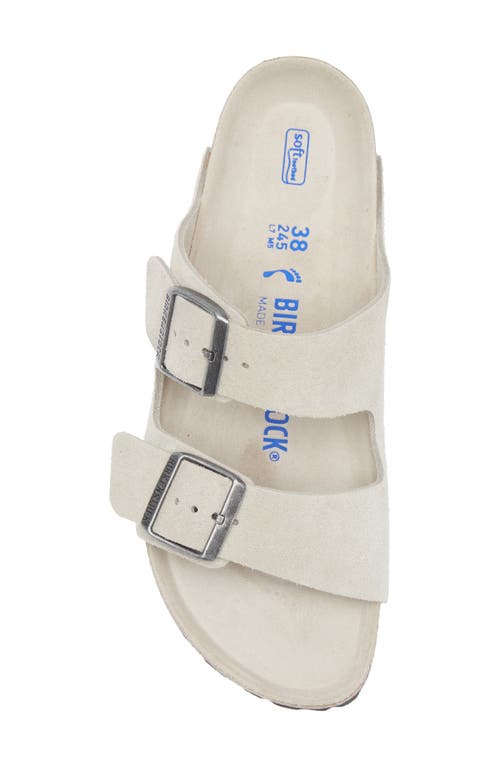 Birkenstock Arizona Soft Footbed Slide Sandal In Gray