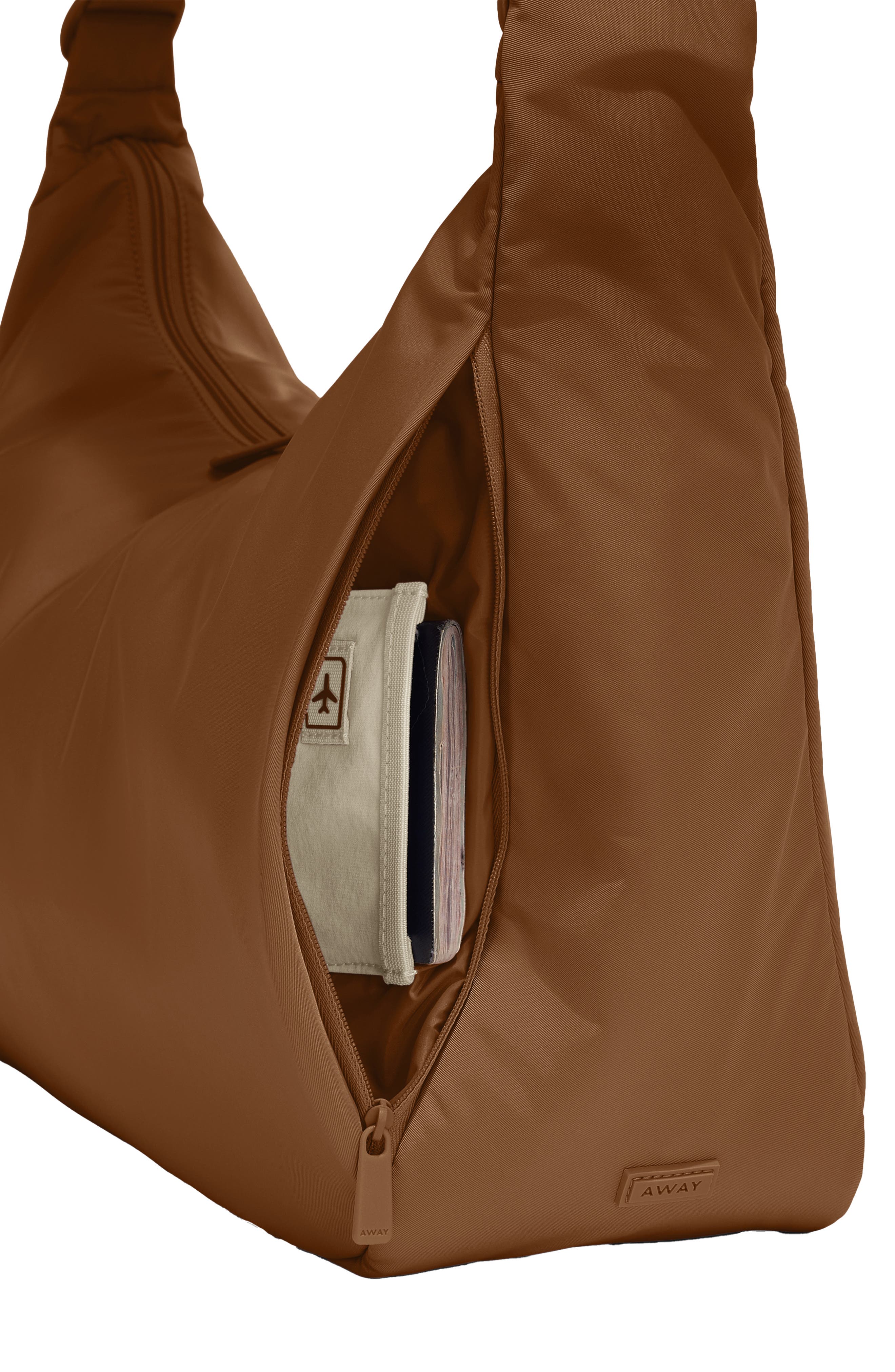 Away Small Featherlight Crossbody Bag, Alternate, color, Amaro Brown