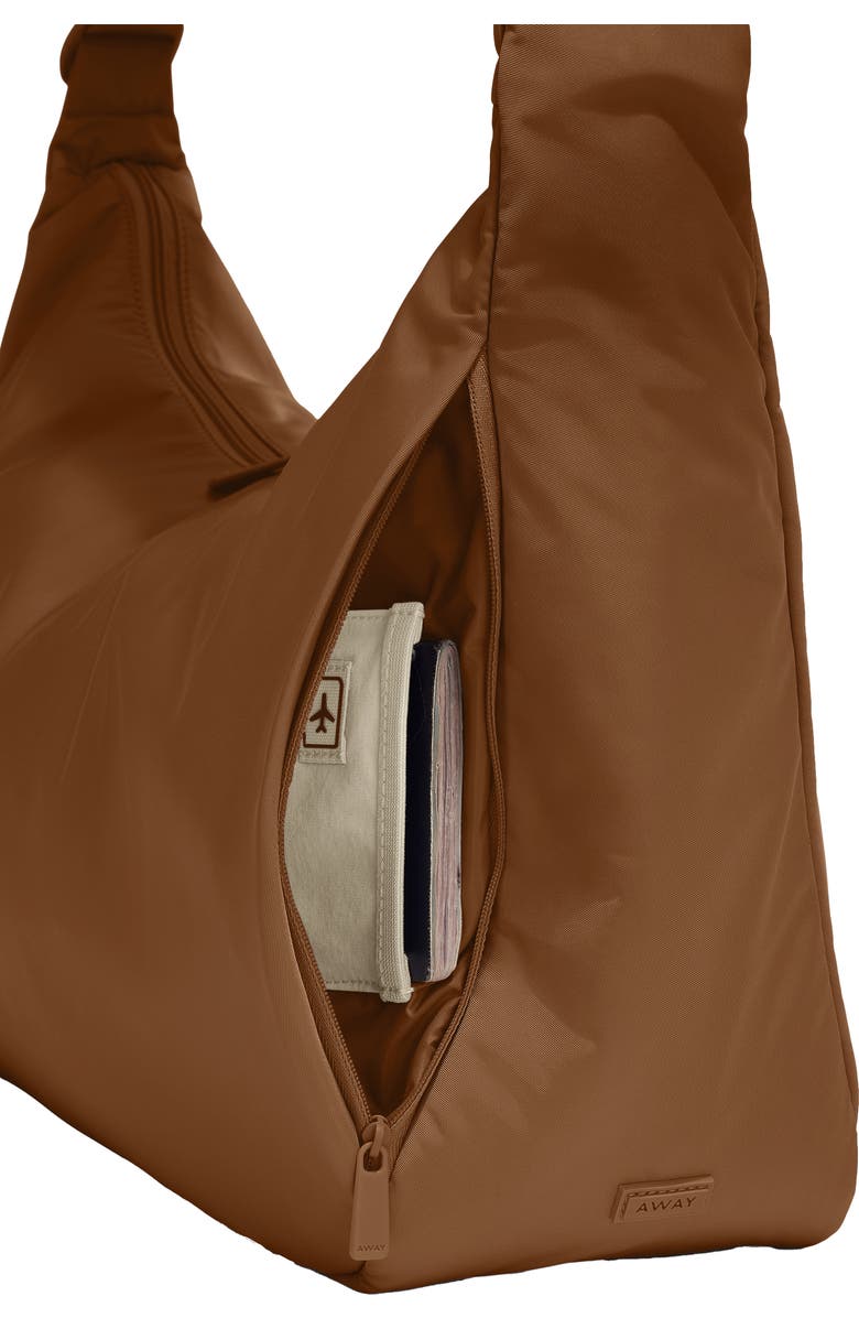 Away Small Featherlight Crossbody Bag, Alternate, color, Amaro Brown