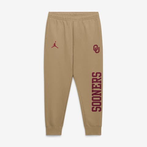 Men's Jordan Brand  Beige Oklahoma Sooners Primetime Club Fleece Joggers