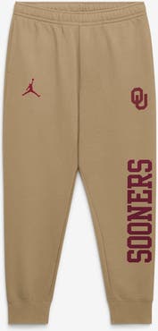 Jordan Brand Men's Jordan Brand Beige Oklahoma Sooners Primetime Club Fleece Joggers